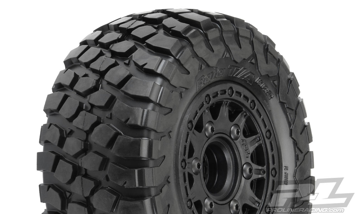 Pro-Line BFGoodrich Baja T/A KR2 SC 2.2"/3.0" M2 (Medium) Tires Mounted on Raid 6x30 Wheels (2)
