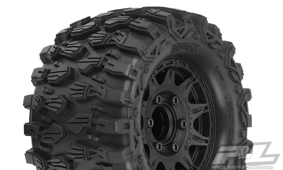 Pro-Line Hyrax 2.8" Tires Mounted on Raid 6x30 Wheels (2)