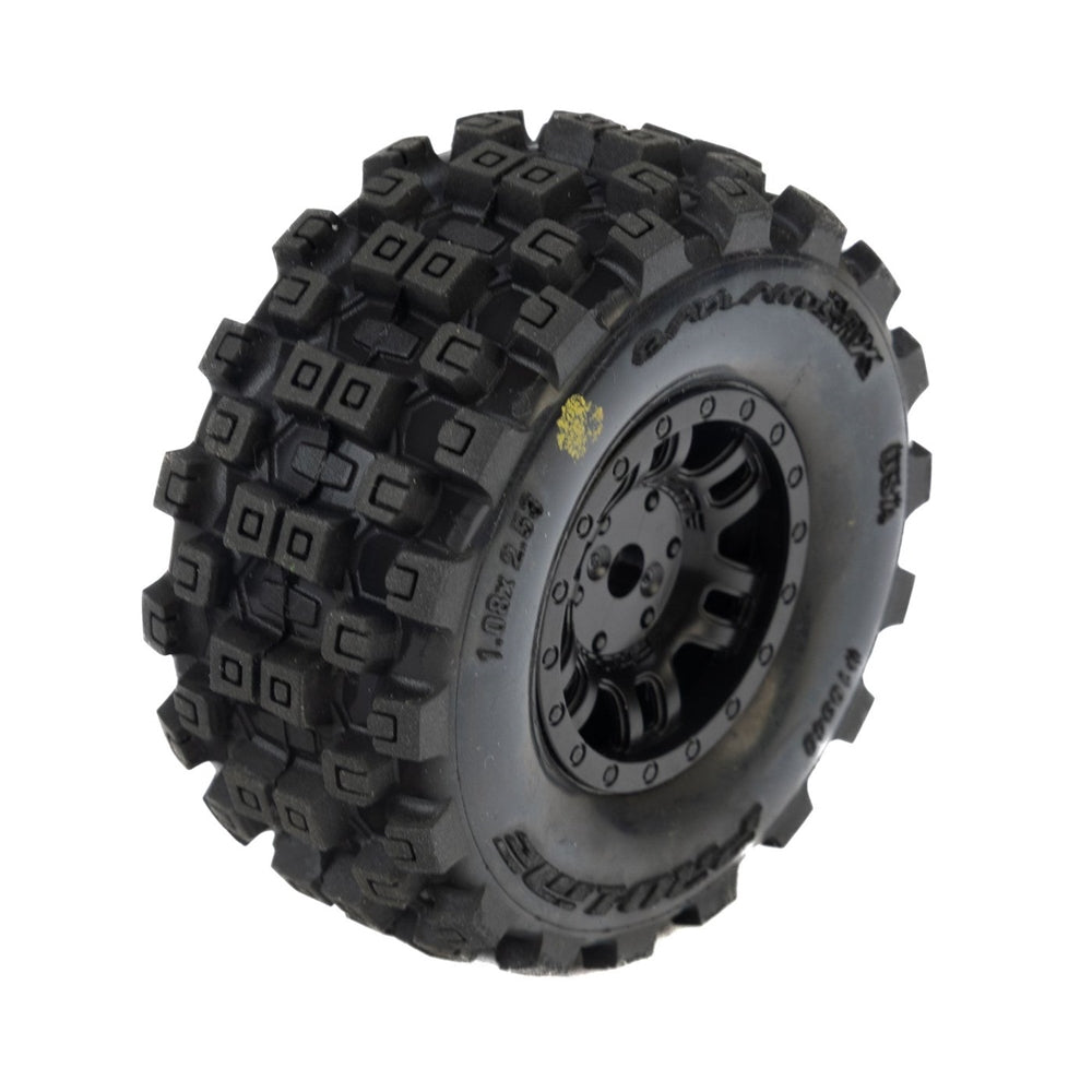 Pro-Line 1/16 Badlands MX F/R Tires Mounted 12mm Black Split Six (4) - Arrma Mojave GROM