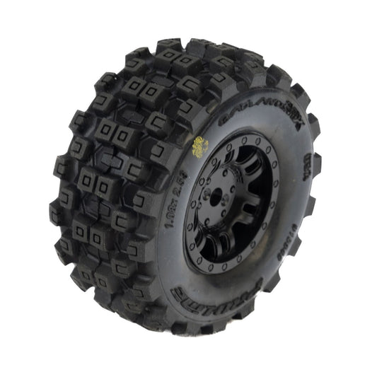 Pro-Line 1/16 Badlands MX F/R Tires Mounted 12mm Black Split Six (4) - Arrma Mojave GROM