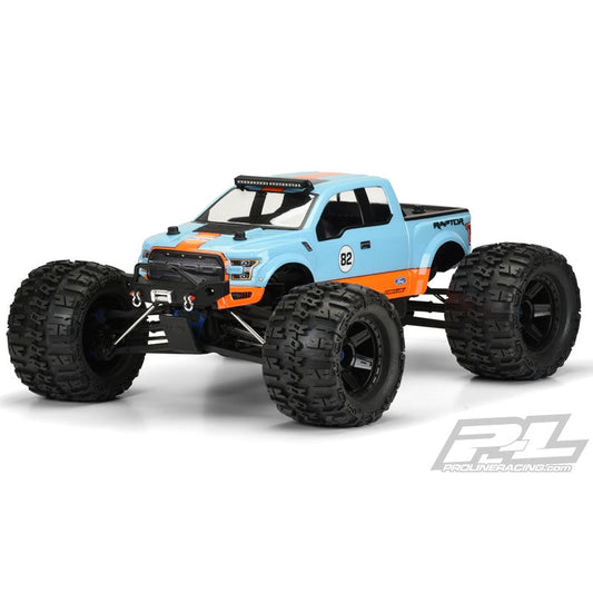 Pro-Line 2017 Ford F-150 Raptor Clear Body for REVO 3.3, SUMMIT & 13.1" Wheelbase Crawlers