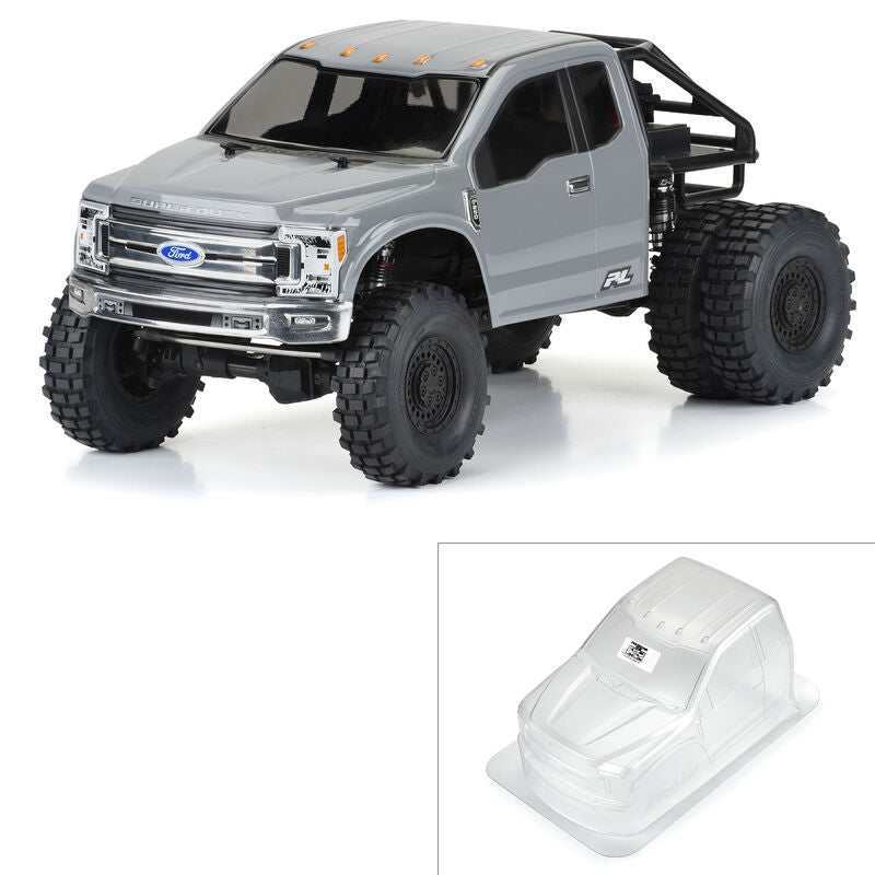 Pro-Line 2017 Ford F-250 Super Duty Cab-Only Clear Body for 12.3" (313mm) Wheelbase