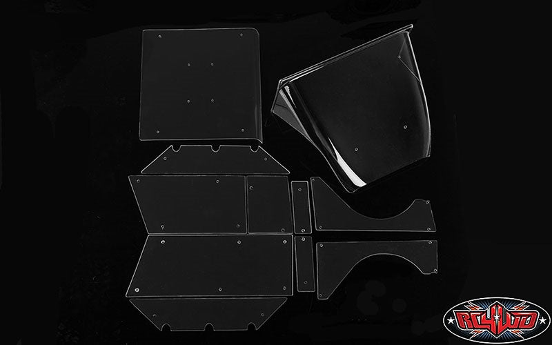RC4WD Lexan Body Panel Set for Miller Motorsports Pro Rock Racer (Clear)