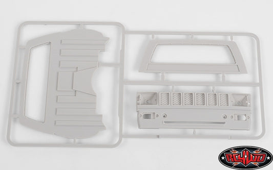 RC4WD Mojave II Cab Back Panels and Grille Parts Tree (Primer Gray)