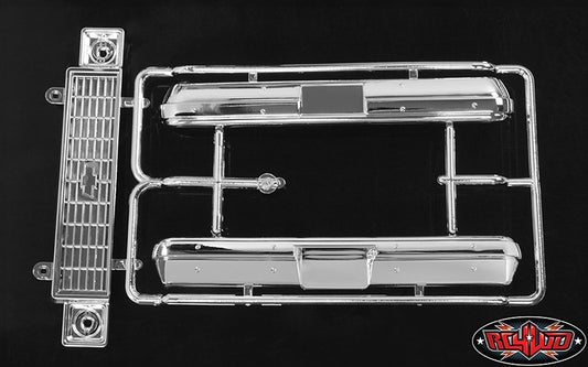 RC4WD Chevrolet Blazer and K10 Chrome Grille And Bumper Parts Tree