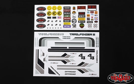 RC4WD Complete Graphic Decal Set for 1982 Toyota Pickup / Mojave II