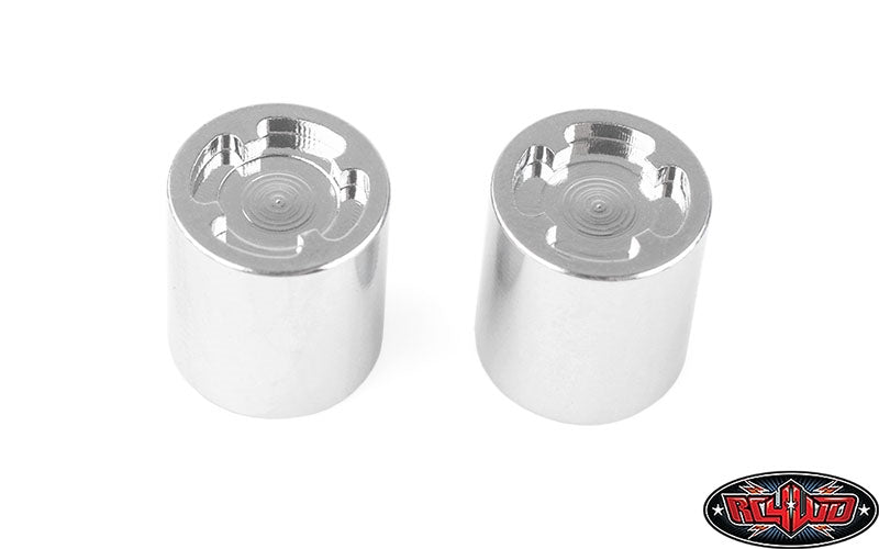 RC4WD 1/10 Scale Rear Hubs (Chrome) (2)