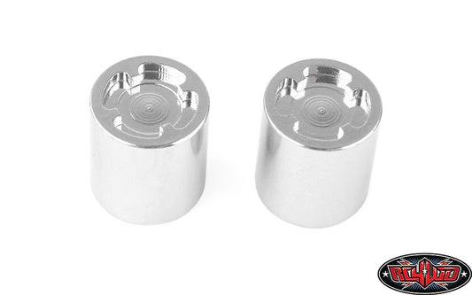 RC4WD 1/10 Scale Rear Hubs (Chrome) (2)