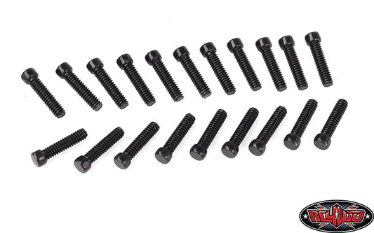 RC4WD Scale Hex Head Bolts (M2x8mm) (Black) (20)