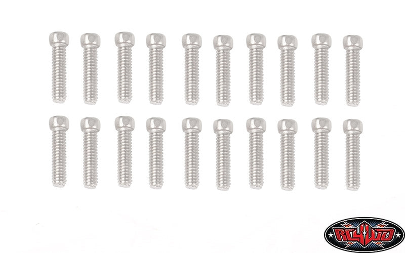 RC4WD Scale Hex Head Bolts (M2x8mm) (Silver) (20)