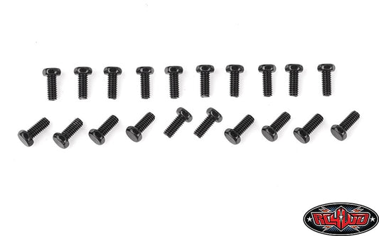 RC4WD Scale Hex Head Bolts (M2.5x6mm) (Black) (20)