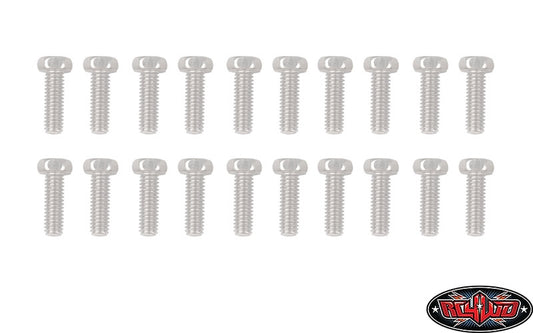 RC4WD Scale Hex Head Bolts (M2.5x8mm) (Silver) (20)