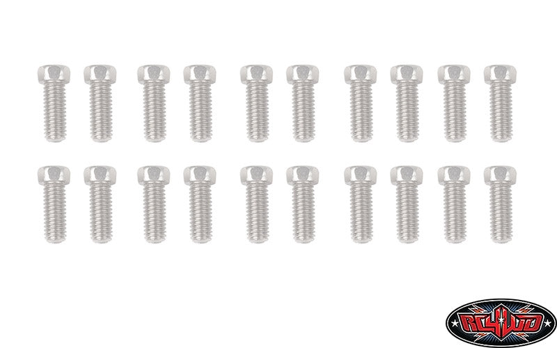 RC4WD Scale Hex Head Bolts (M3x8mm) (Silver) (20)