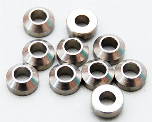 RC4WD Heavy Duty Steel Silver 3mm Con Washers (10)