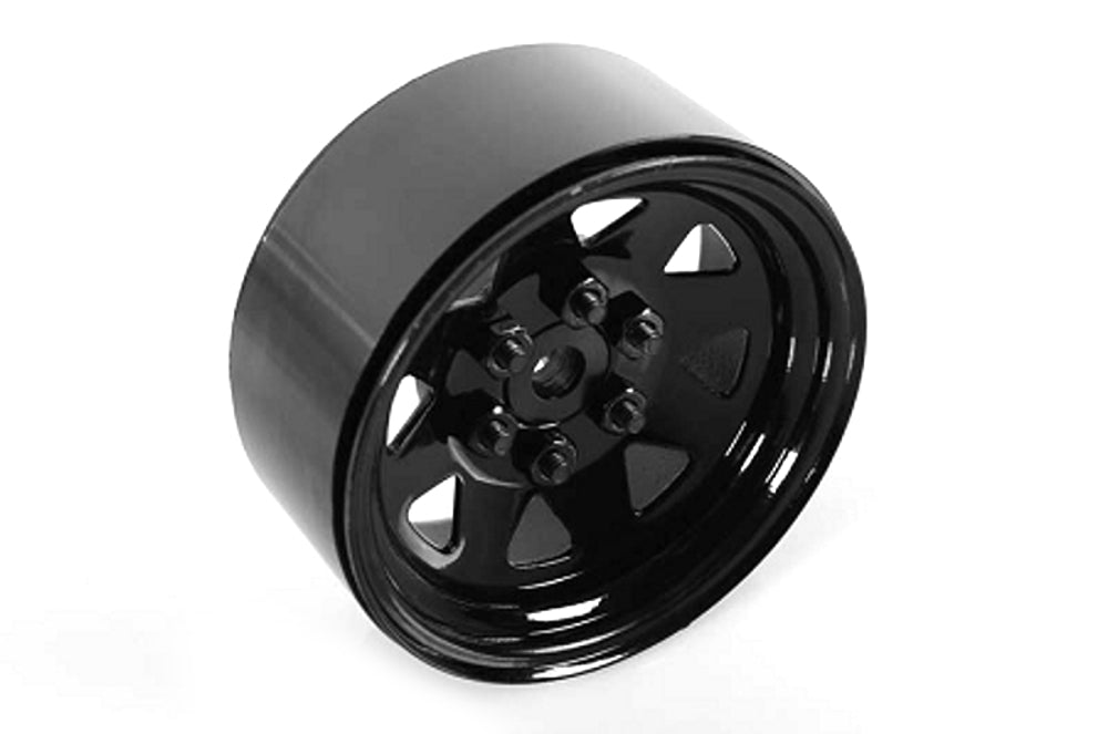 RC4WD 6 Lug Wagon 1.9" Steel Stamped Beadlock Wheels (Black) (4)