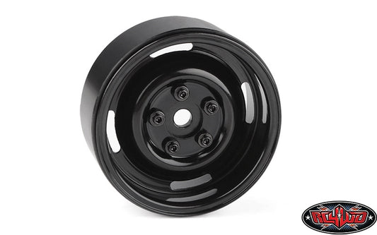 RC4WD 1.9" Landies Vintage Stamped Steel Beadlock Wheels (Black) (4)