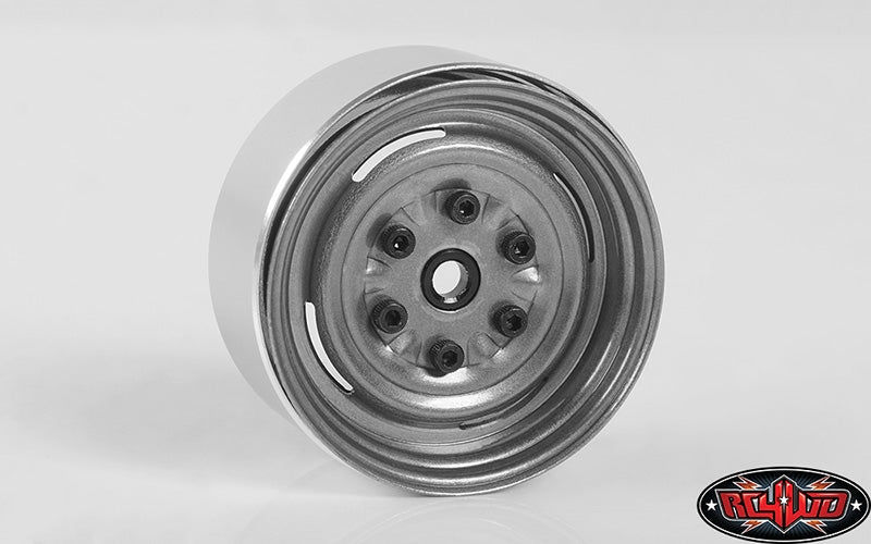 RC4WD Vintage Yota 6 Lug Stamped Steel 1.55" Beadlock Wheels (Clear) (4)