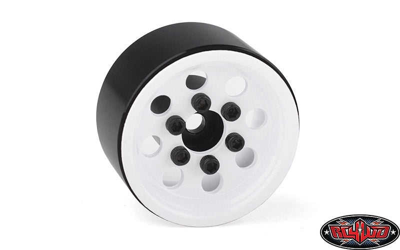 RC4WD Stamped Steel 1.0" Pro8 Beadlock Wheels (White) (4)