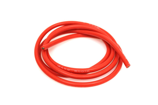 Racers Edge 12 AWG Silicone Wire, 3', Red