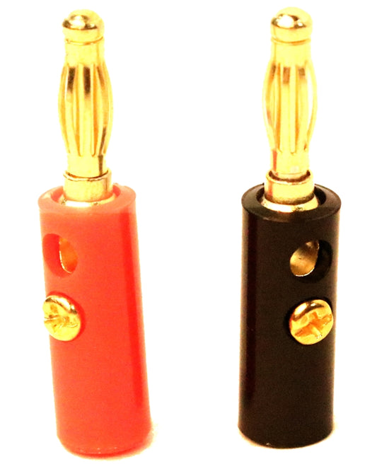 Racers Edge Heavy Duty Banana Plugs (2 pair)
