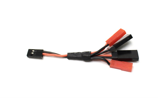 Racers Edge Universal RX Power Splitter Female Servo x 2 & JST x 2