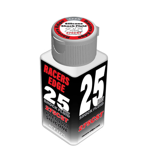 Racers Edge 25 Weight 275cst Pure Silicone Shock Oil (70ml/2.36oz)