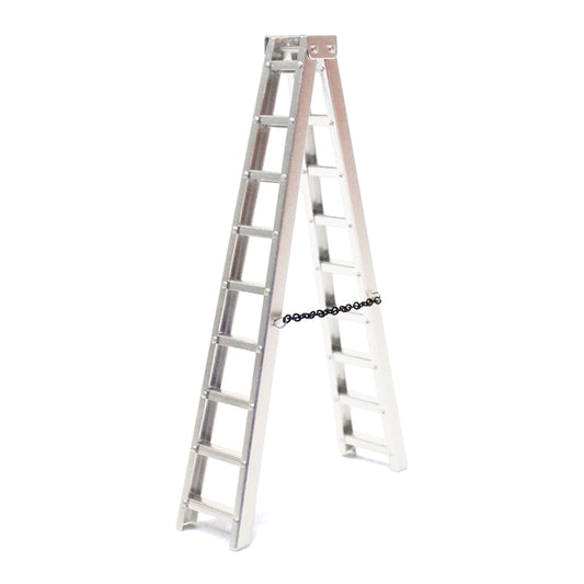 Racers Edge 1/10 Scale Miniature Aluminum Step Ladder 6" (150mm)