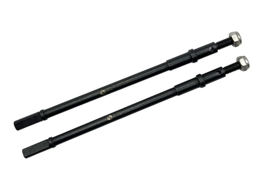 Racers Edge Steel CNC Rear Drive Shaft Set for Axial SCX6