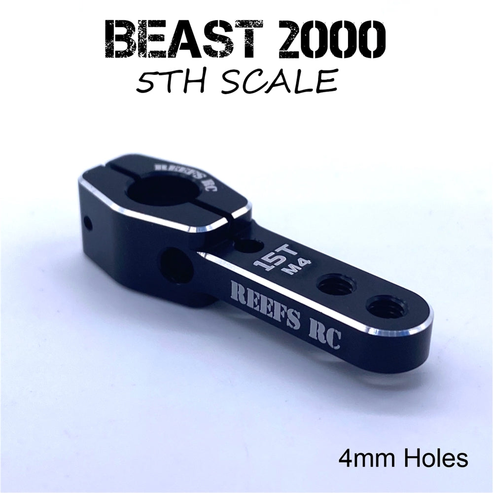 REEFS RC Single HD 15T Servo Horn - 5th Scale