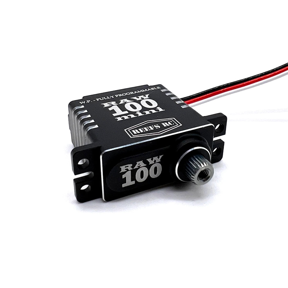 REEFS RC RAW 100 Mini Programmable Servo - Black
