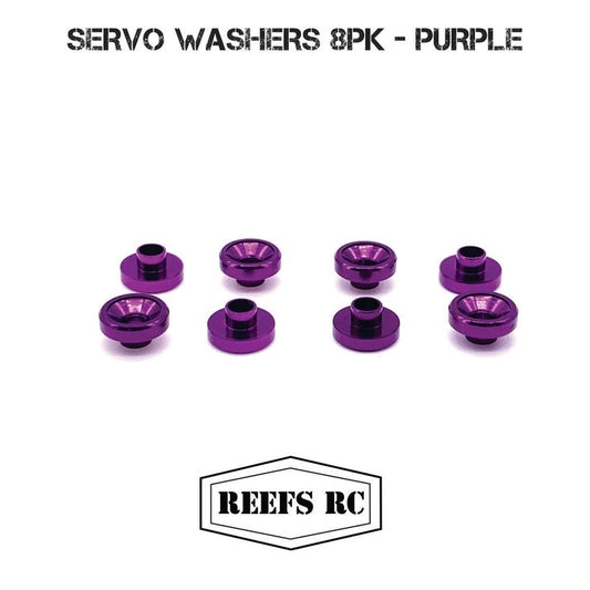 REEFS RC Servo Washers - Purple (8)