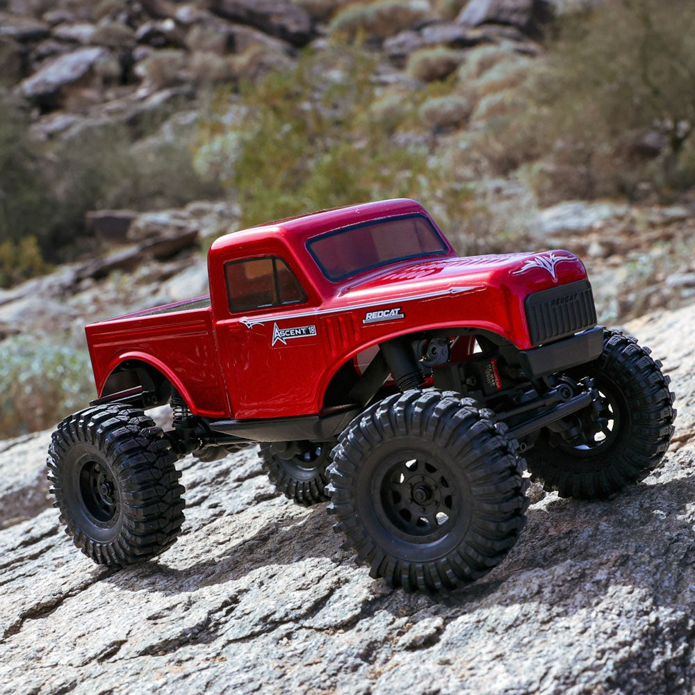 Redcat Ascent-18 1/18 Scale 4WD RTR Brushed Electric Rock Crawler - Red