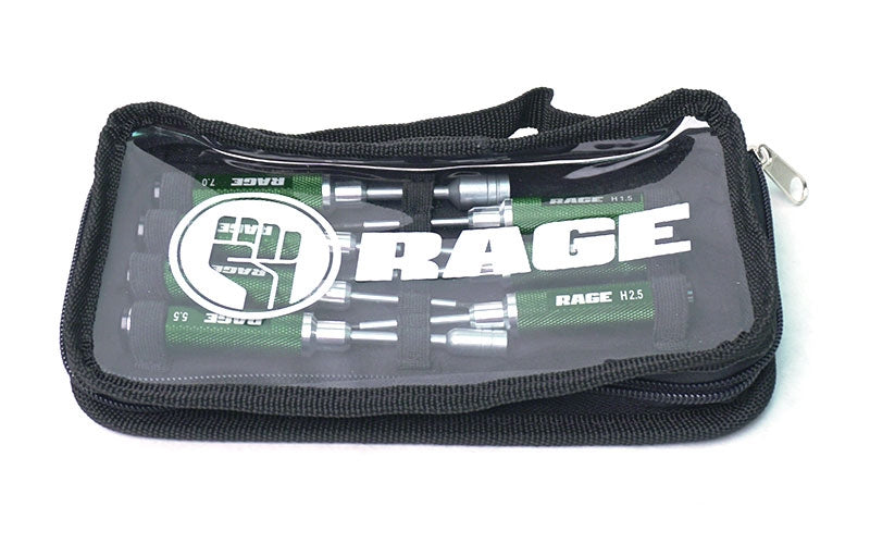 Rage RC Compact 7 Piece Machined Tool Set with Case