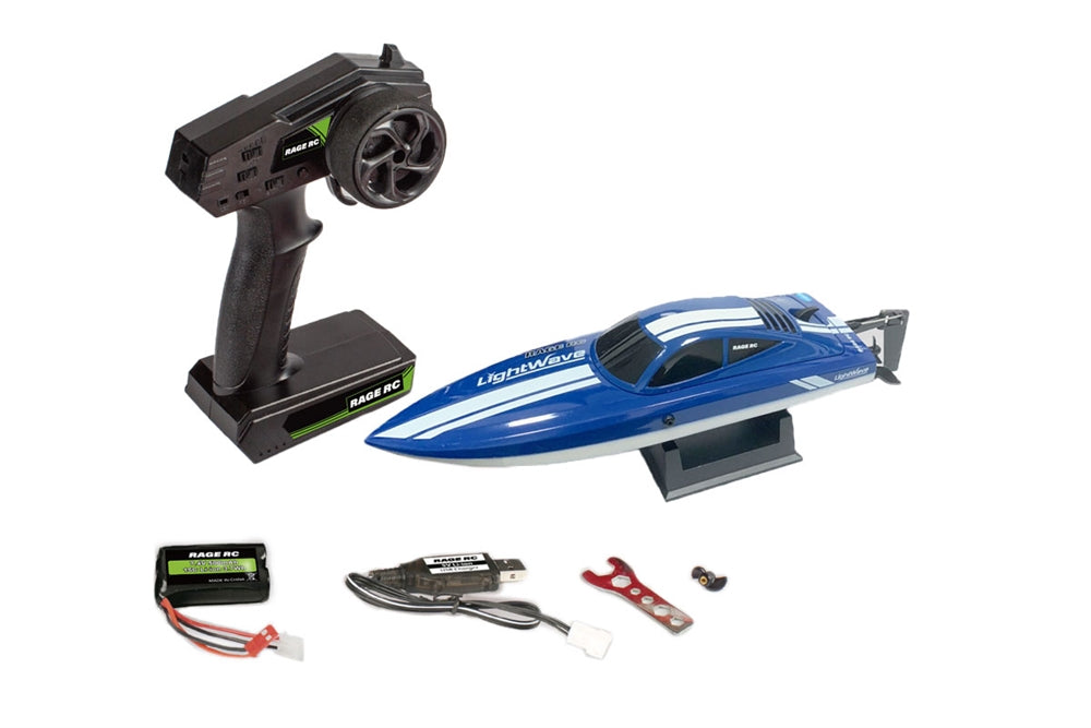 Rage RC LightWave Micro RTR Boat - Blue or Red