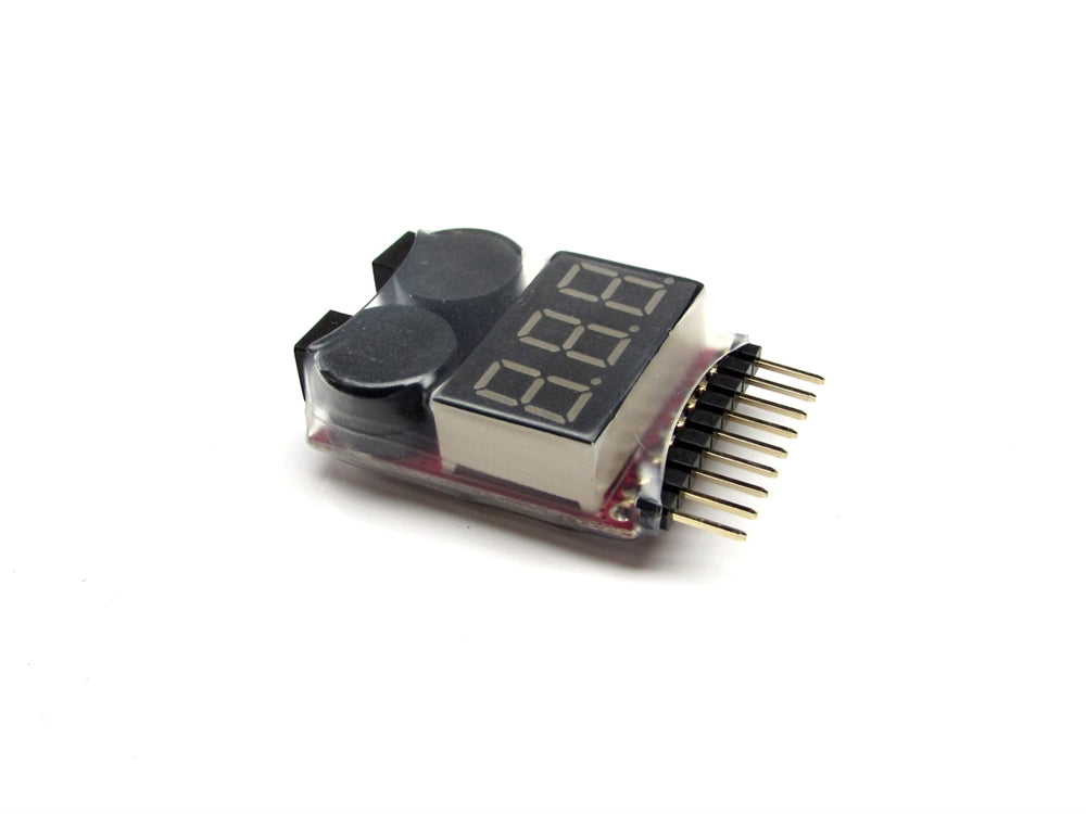 LiPo Alarm with Display 2S - 8S
