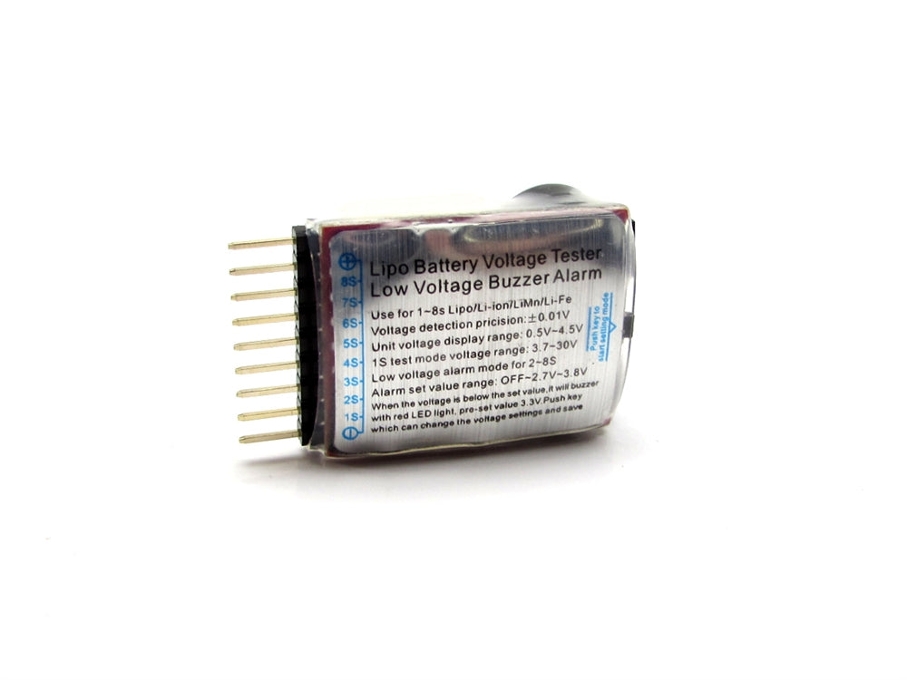 LiPo Alarm with Display 2S - 8S