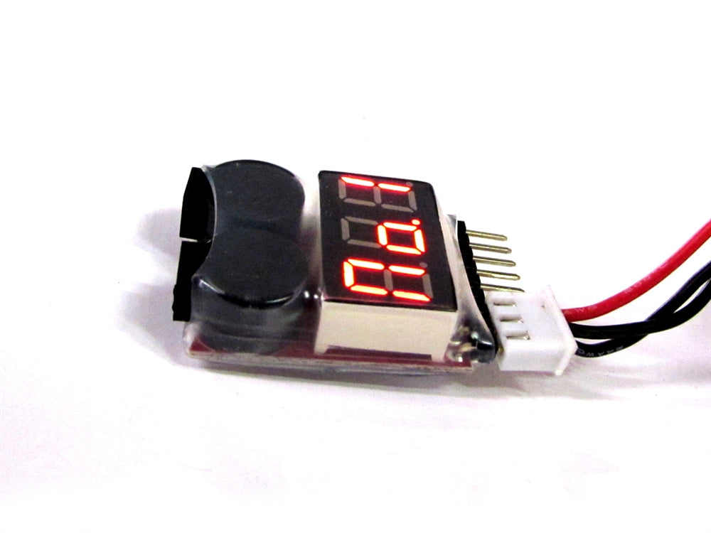 LiPo Alarm with Display 2S - 8S