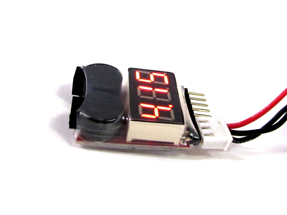 LiPo Alarm with Display 2S - 8S