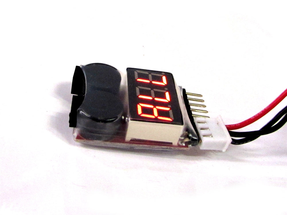 LiPo Alarm with Display 2S - 8S