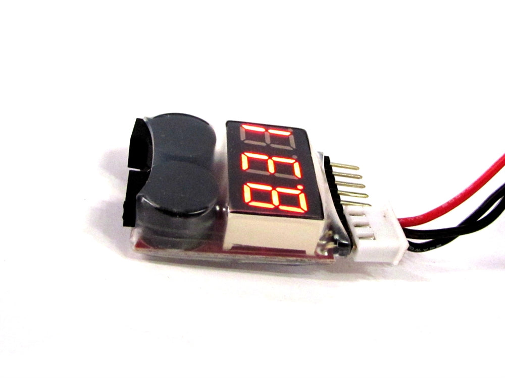 LiPo Alarm with Display 2S - 8S