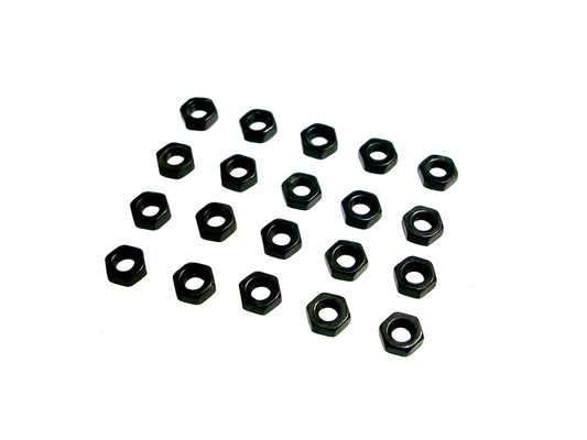 M3 Black Hex Nuts (20)