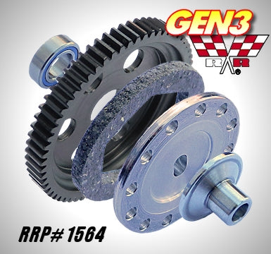 Robinson Racing Gen 3 Slipper Unit 32P 64T Spur with Ridged Hub Yeti / Bomber