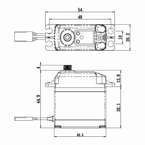 Savox SA-1230SG PLUS Monster Torque Coreless Steel Gear Digital Servo