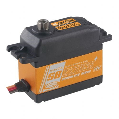 Savox SB-2270SG+ "Monster Torque" Brushless Steel Gear Digital Servo (High Voltage)