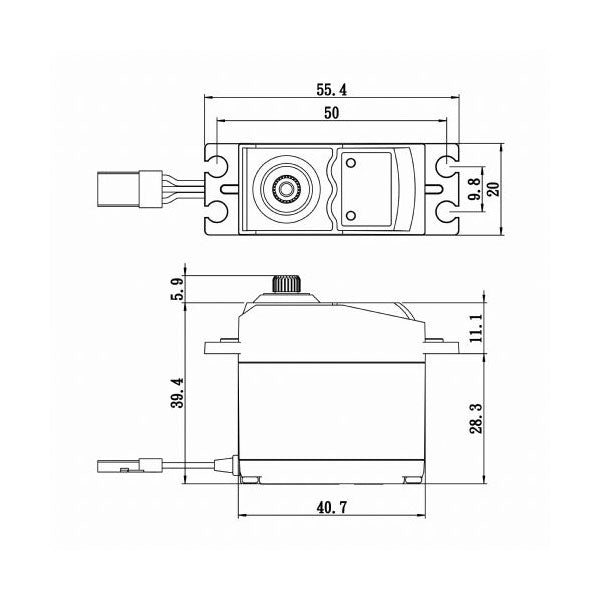 Savox SC-0252MG+ Standard Digital Metal Gear Servo with Soft Start
