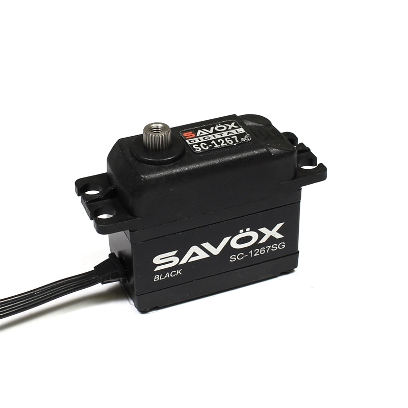 Savox SC-1267SG Standard Size High Speed Metal Gear Digital Servo .09/277oz - Black Edition