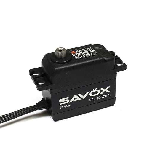 Savox SC-1267SG Standard Size High Speed Metal Gear Digital Servo .09/277oz - Black Edition