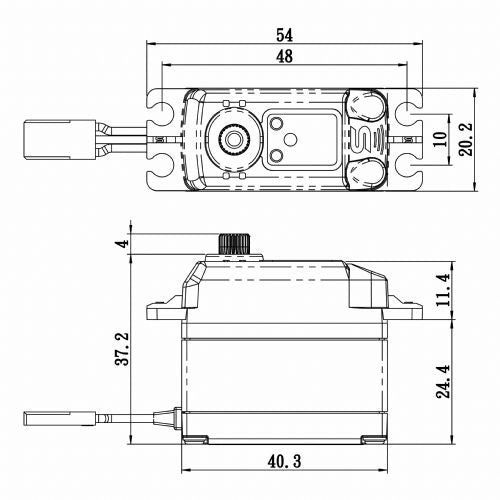 Savox SV-1270TG+ High Voltage Coreless Digital "Monster Torque" Titanium Gear Servo