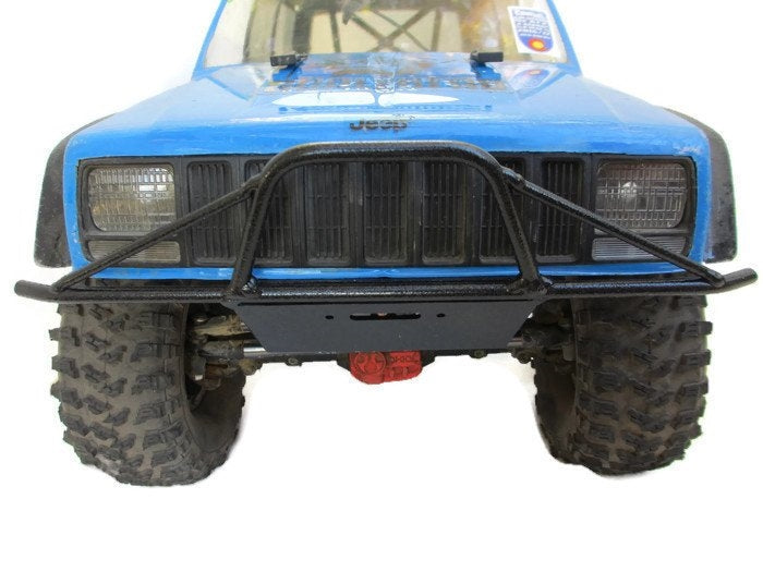 ScalerFab SCX10 II XJ Prerunner Series Front Bumper with Front Fairlead Mount
