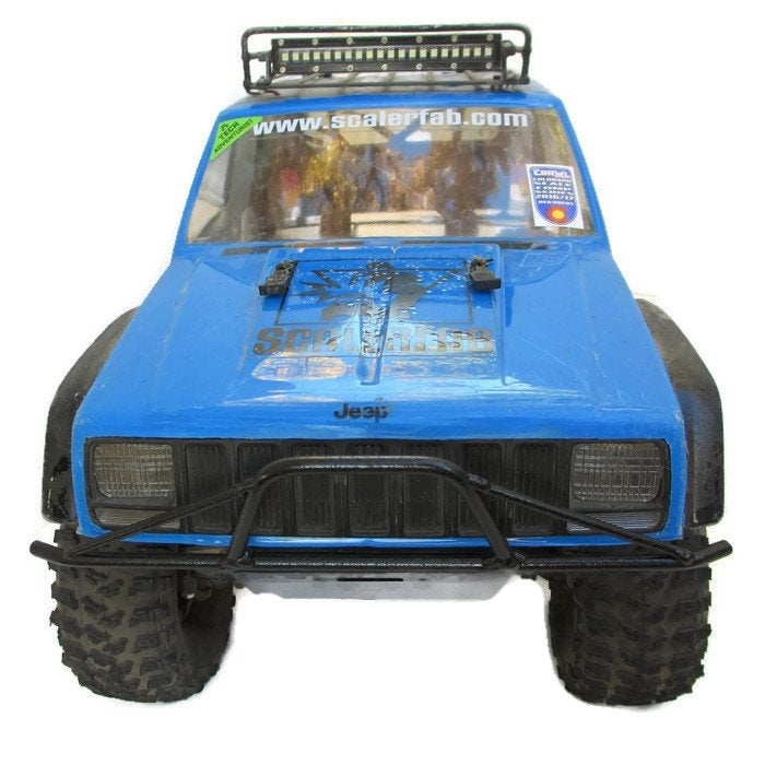 ScalerFab SCX10 II XJ Prerunner Series Front Bumper with Front Fairlead Mount